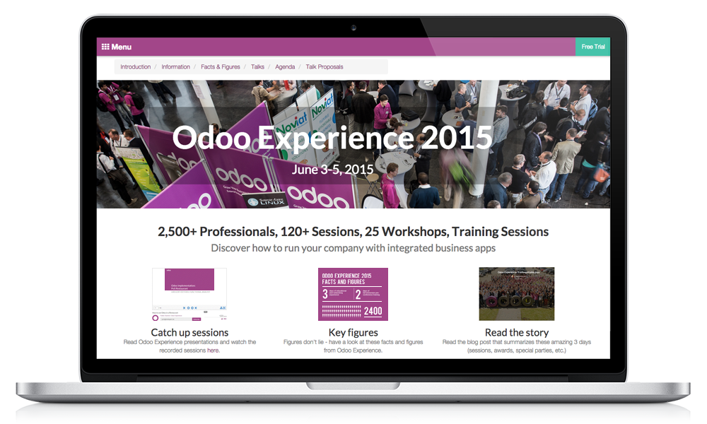 Odoo website